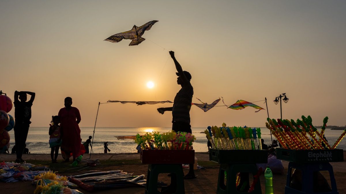 สวนกัลเลเฟซ (Galle Face Green) แหล่งพักผ่อนริมทะเลในโคลัมโบ, ศรีลังกา