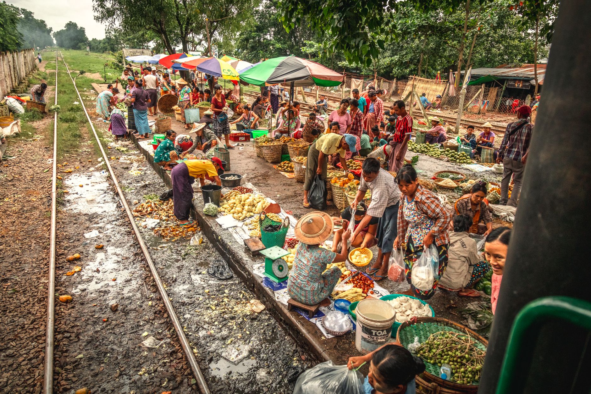 ตลาดโบกีโย (Bogyoke Market) ย่างกุ้ง, เมียนมา