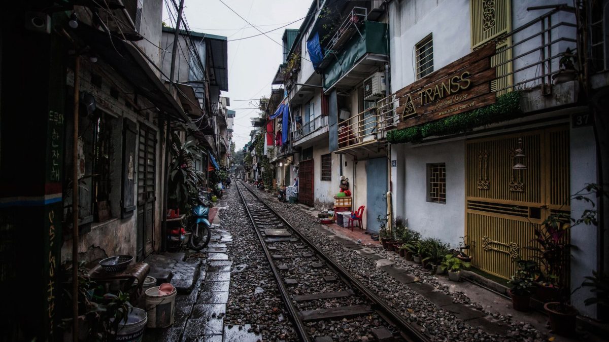 สำรวจถนนรถไฟในฮานอย, เวียดนาม