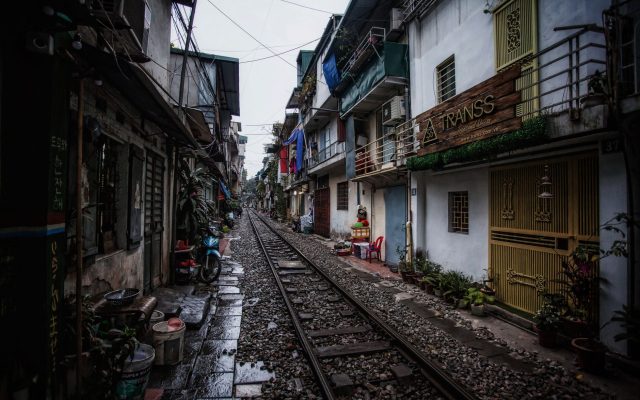 สำรวจถนนรถไฟในฮานอย, เวียดนาม